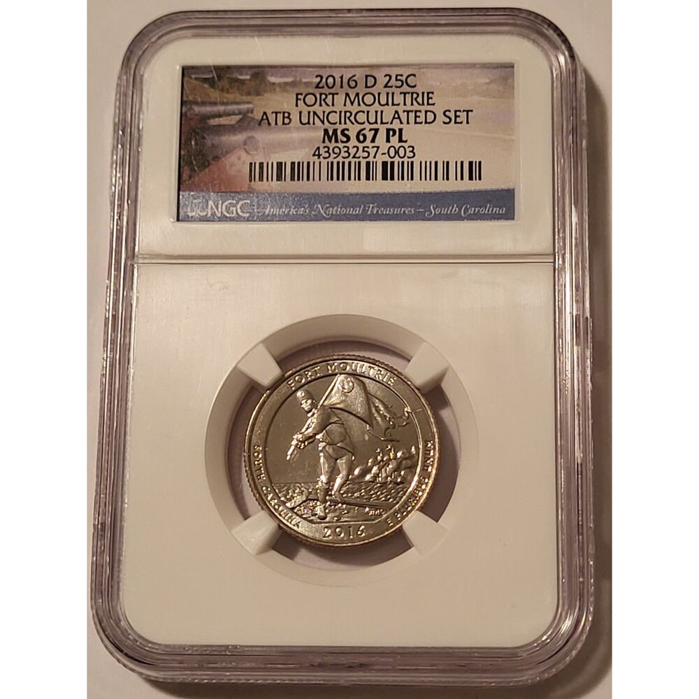 2016 D Fort Moultrie NP Quarter MS67 PL NGC